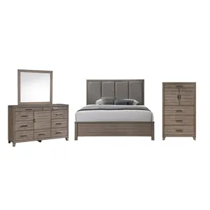 Harrisburg 4pcs Bed/Dresser/Mirror/Chest - King