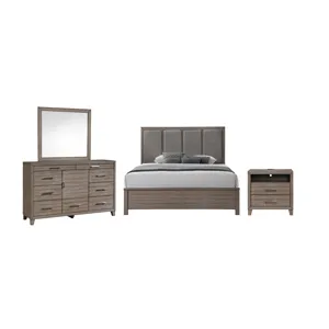 Harrisburg 4pcs Bed/Dresser/Mirror/Nightstand - King
