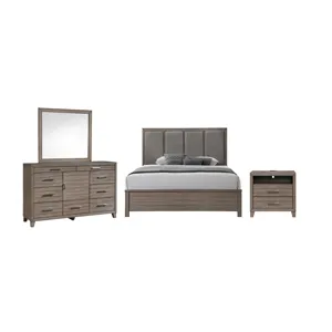 Harrisburg 4pcs Bed/Dresser/Mirror Nightstand - California King