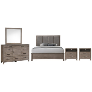 Harrisburg 5pcs Bed/Dresser/Mirror/2 Nightstands - California King