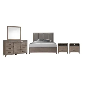 Harrisburg 5pcs Bed/Dresser/Mirror/2 Nightstands - California King