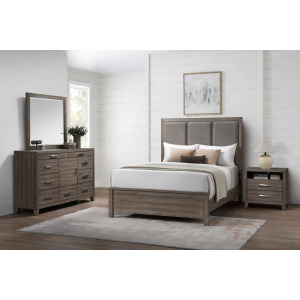 Harrisburg 4pcs Bed/Dresser/Mirror Nightstand - Queen