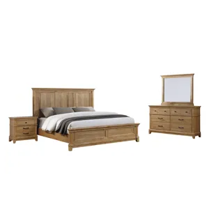 Sunstone 6/6 Ek 4pcs B/Dresser/Mirror/Nightstand