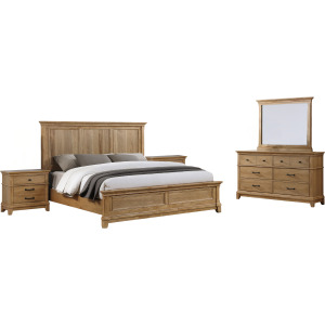 Sunstone 5pcs Bed/Dresser/Mirror/2 Nightstands - King