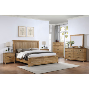 Sunstone 6pcs Bed/Dresser/Mirror/Chest/2 Nightstands - Queen