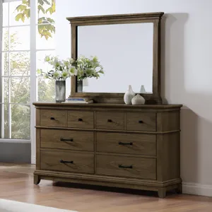 Sunstone Dresser & Mirror Walnut
