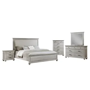 Silver Sands 5/0 Q 5pcs B/Dresser/Mirror/Chest/Nightstand