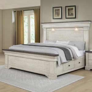 Augusta Platform Storage Bed Eastern Bed Only R - King