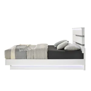 Paradox White Bed Only - California King