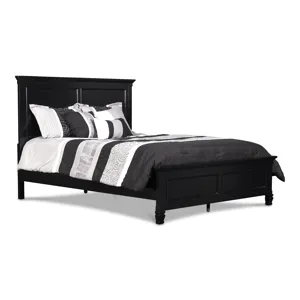 Tamarack Panel Bed-Black - King