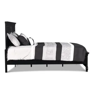 Tamarack Panel Bed-Black - California King