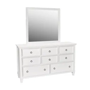 Tamarack Dresser/Mirror Combo White