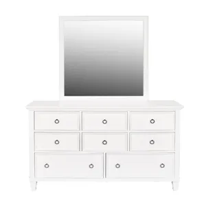 Tamarack Dresser/Mirror Combo White