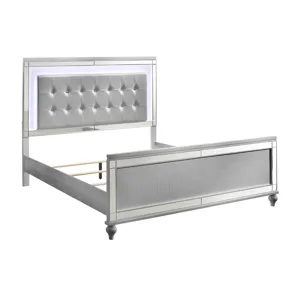 Valentino Bed Silver - King