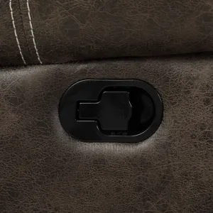 Terra LAF Console Loveseat W/2 Recliners-Walnut