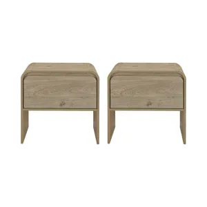 Mara 2pcs 2 End Tables Natural