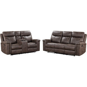 Quade 2pcs Manual Sofa Love