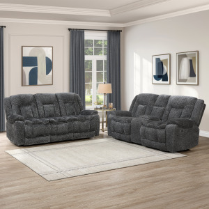 Stanwick 2pcs Power P1 Sofa/Love Gray