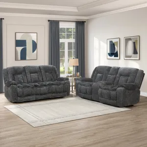 Stanwick 2pcs Power P1 Sofa/Love Gray