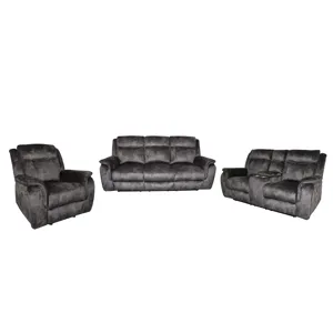 Park City Power P1 3pc Sofa Love, Rec Slate