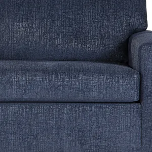 Kylo 2 PC Sofa And Cuddle Chair Set-Blue