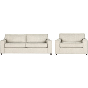 Kylo 2 PC Sofa And Cuddle Chair Set-Natural
