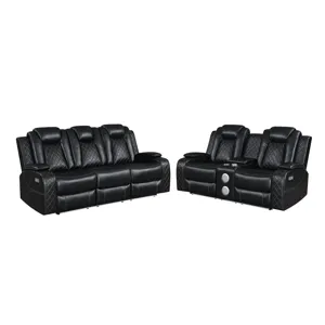 Orion II Power P2 2pcs Sofa/Love Black