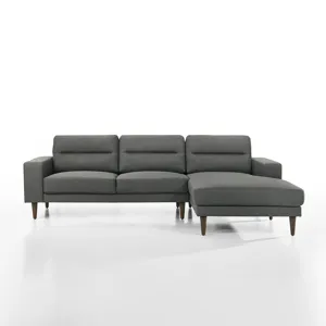 Vale 2 PCS Chaise Sectional Gray