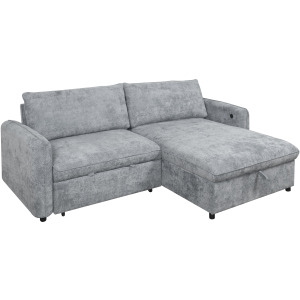 Finn 2pcs LAF Sofa/Chaise Gray