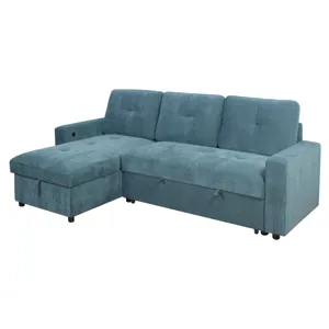 Greer 2pcs LAF Sofa/Chaise Green