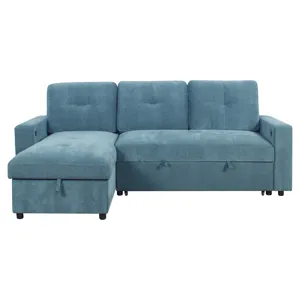 Greer 2pcs LAF Sofa/Chaise Green
