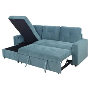Greer 2pcs LAF Sofa/Chaise Green