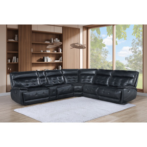 Warner Manual 3pcs Sectional Loveseats/Wedge