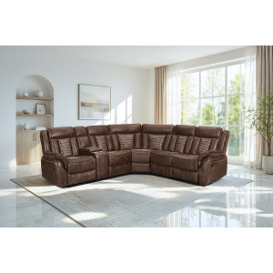 Mateo 3 PCS Manual Sectional