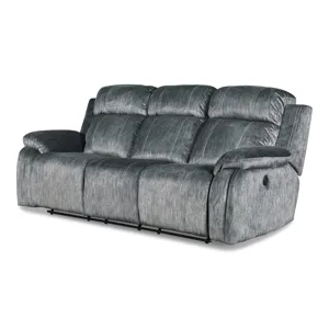 Tango Dual Recliner Sofa W/Power Footrest-Shadow