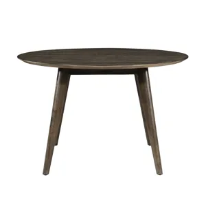 Rex 48\" Round Dining Table And 4 Open Back Chairs
