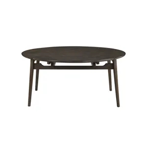 Rex-65\" Round Dining Table With Leaves And 4 Chairs