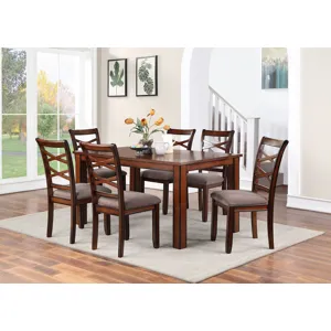 Clement 60" Rectangle Dining Table-Chestnut