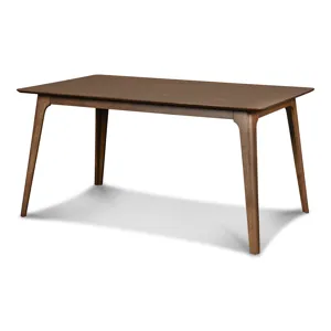 Oscar Rectangle Table And 4 Chairs-Walnut/Natural Cushions