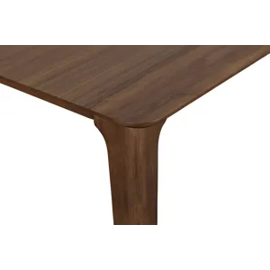 Oscar Rectangle Table And 4 Chairs-Walnut/Natural Cushions