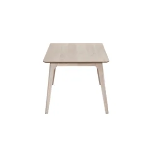 Oscar Rectangle Table And 6 Chairs-White Ash