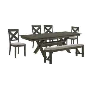 Gulliver Dining Table W 4 Chairs & Bench