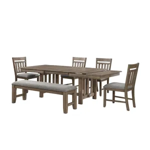 Harrisburg Dining Table And 4 Chairs & Bench