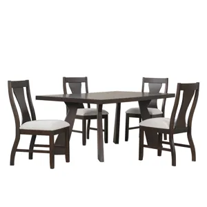 Chestnut Ridge 72\" Dining Table And 4 Chairs