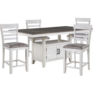 Richland Counter Table And 4 Chairs