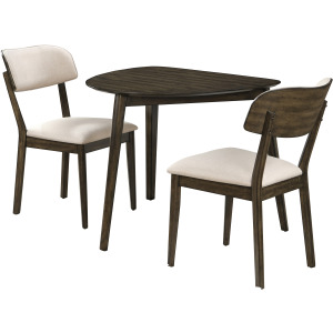 Rex Guitar Pick Corner Table W 2 Chairs