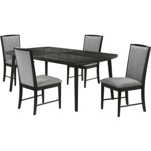 Skyline Rectangle Dining Table W 4 Chairs