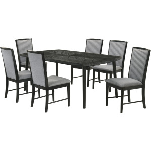 Skyline Rectangle Dining Table W 6 Chairs