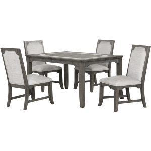 Lisbon Rectangle Dining Table W 4 Chairs