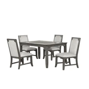 Lisbon Rectangle Dining Table W 4 Chairs